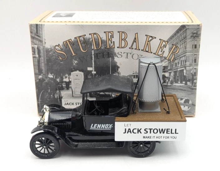 Liberty Classics Lennox 1920 Studebaker Pickup With Stove Die Cast Coin Bank - Image 3 of 4
