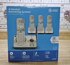 AT&T 4 Handset Cordless Phone Answering System EL52429 Extra Large Display NEW