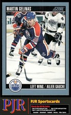Martin Gelinas 1992-93 Score Canadian #281 Edmonton Oilers