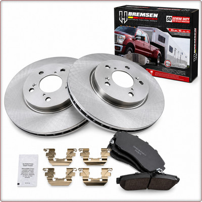 2x BREMSSCHEIBEN + BREMSKLÖTZE VORNE FÜR HONDA ODYSSEY 2005 - 2010