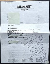Charles Manson hand signed signature and notes on envelope and letter.