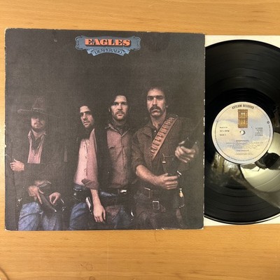 THE EAGLES - DESPERADO LP 1973 ASYLUM K 53008 TEXTURED EXCELLENT PLUS