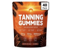 Tanning Gummies Skin Radiance + Antioxidant Support 30mg 40 Gummies
