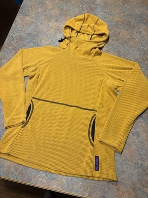 Brand New Melanzana Micro Grid Hoodie V2 Women s Medium Yellow