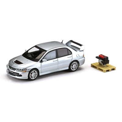 Hobby Japan 1/64 Mitsubishi Lancer Evolution IX 9 GSR with Engine Display Model