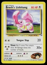 Pokemon Card Gym Heroes Brock's Lickitung 41/132 Uncommon on eBay