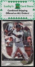 2020 Panini Prizm #192 Jaylin Davis Blue Wave Prizm Rookie #/60