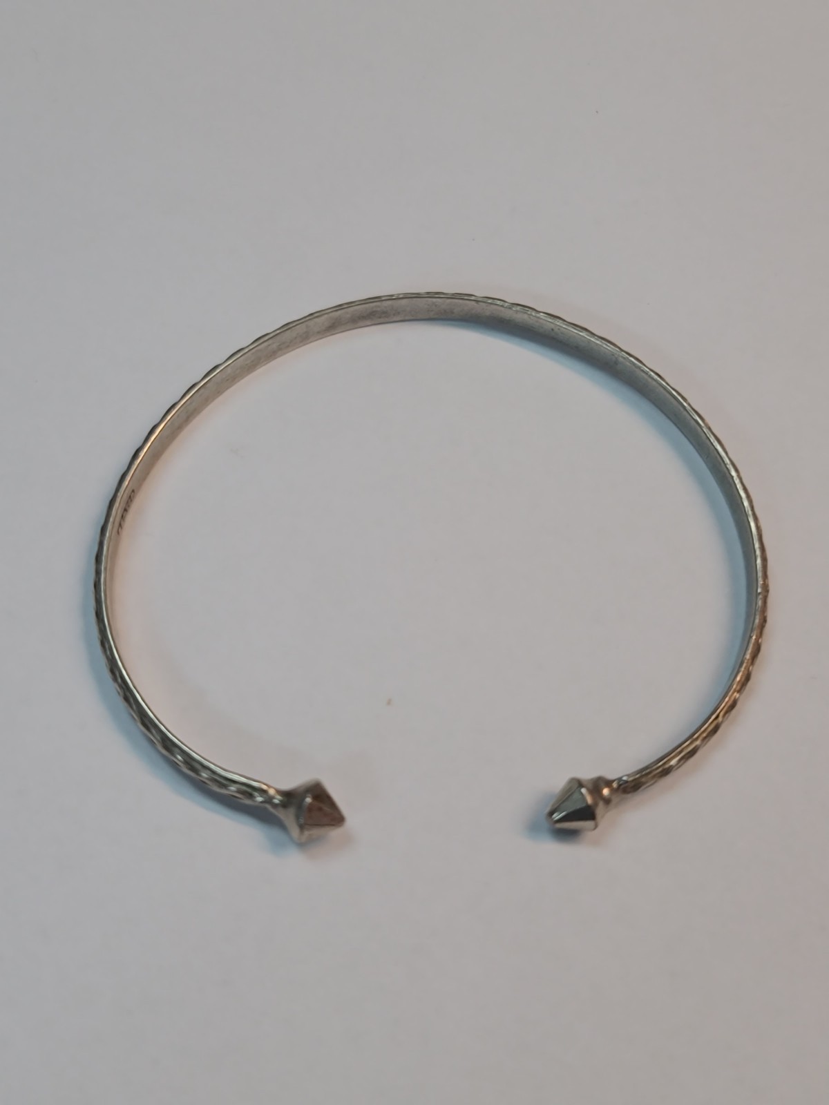 Sterling 925 Solid Silver Adjustable Cuff Bracele… - image 16