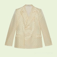 44IT - Gucci GG Cotton Viscose formal jacket blazer BNWT - 698737