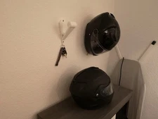 helmet holder wall mount