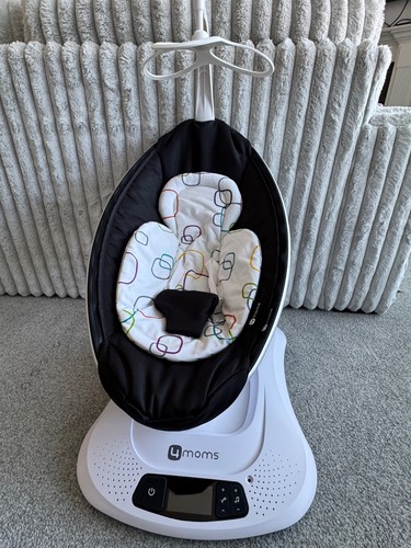 4moms mamaRoo Baby Swing Bouncer Infant Seat Black Gray. Barely Used