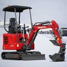 FREE SHIP 1.8Ton Diesel Mini Excavator Kubota D722 Engine Side Swing 14HP HY18B
