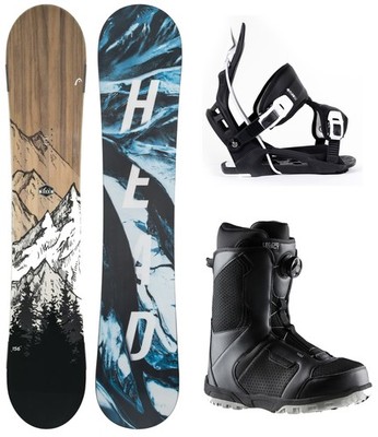 2026 HEAD Rush 156 cm Men's Snowboard+Flow Alpha Bindings+BOA Boots NEW