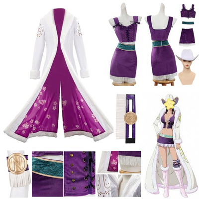 #ad Nico Robin Full Outfit Cosplay Costume Halloween Carnival Party Fancy Dress Suit $126.99