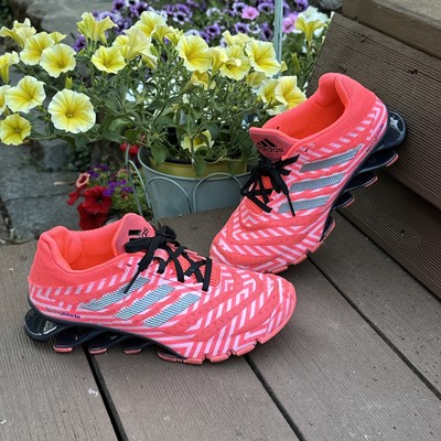 Adidas Springblade Ignite Running Shoes Trainers Womens 6.5 Vivid Pink D69128