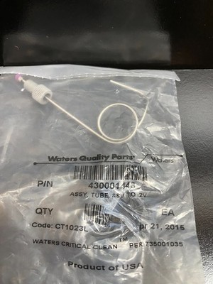 Waters PN 430001443 Solvent Select Valve to i2V Tubing Assembly