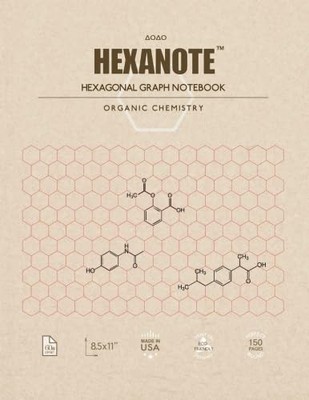 HEXANOTE - Hexagonal Graph Notebook - Organic Chemistry