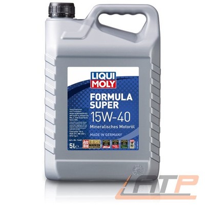 LIQUI MOLY 5 L LITER FORMULA SUPER 15W-40 MOTOR-ÖL MOTOREN-ÖL