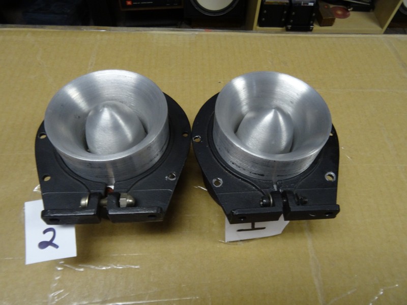 JBL 075 8 OHM BULLET TWEETER Pair W/MOUNTING BRACKETS