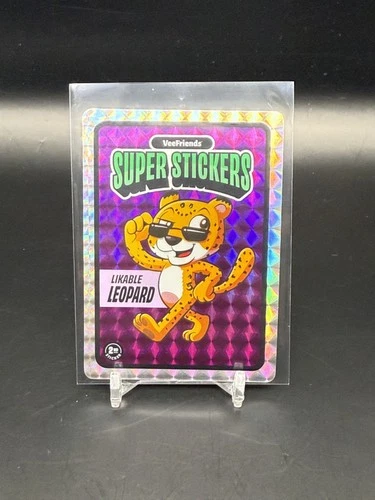 2025 Vee Friends Likable Leopard Super Stickers Manga Series NB1