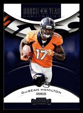 DaeSean Hamilton 2018 Panini Contenders #RYA-DSH Denver Broncos NFL CARD