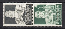 Deutsches Reich Zusammendruck S 219 aus MH 40, St&auml;nde 1934, postfrisch