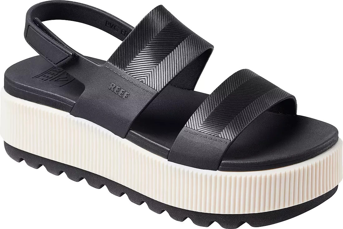 Reef Women's Water Vista Higher Sandals, Black Vintage