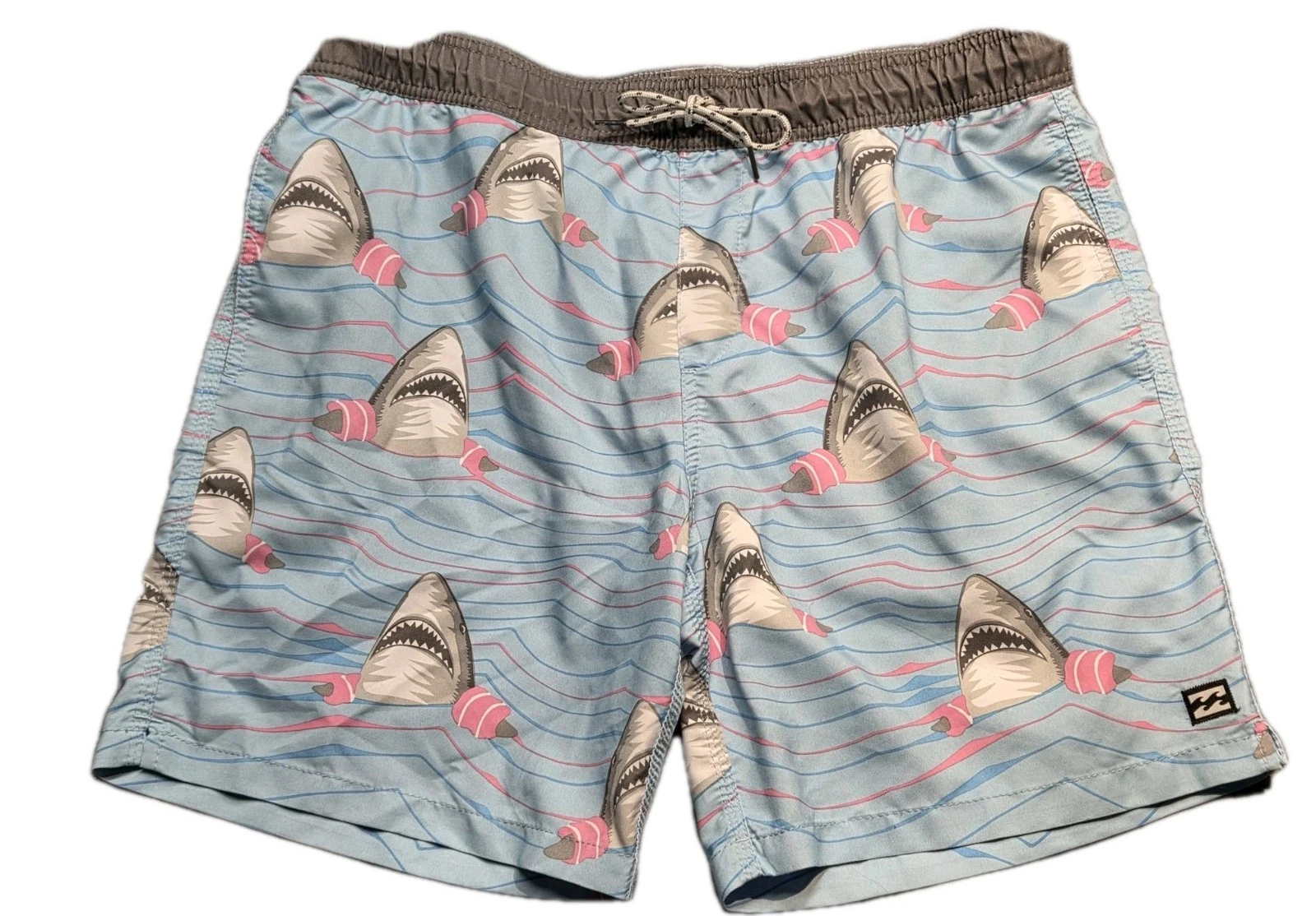 BillaBong Lay Back Summer Beach Short Pants Men's Xl Polyester Pockets New