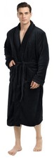 NY Threads Mens Robe, Luxury Plush Fleece Mens Bathrobe, Spa Bath Robe for Me...