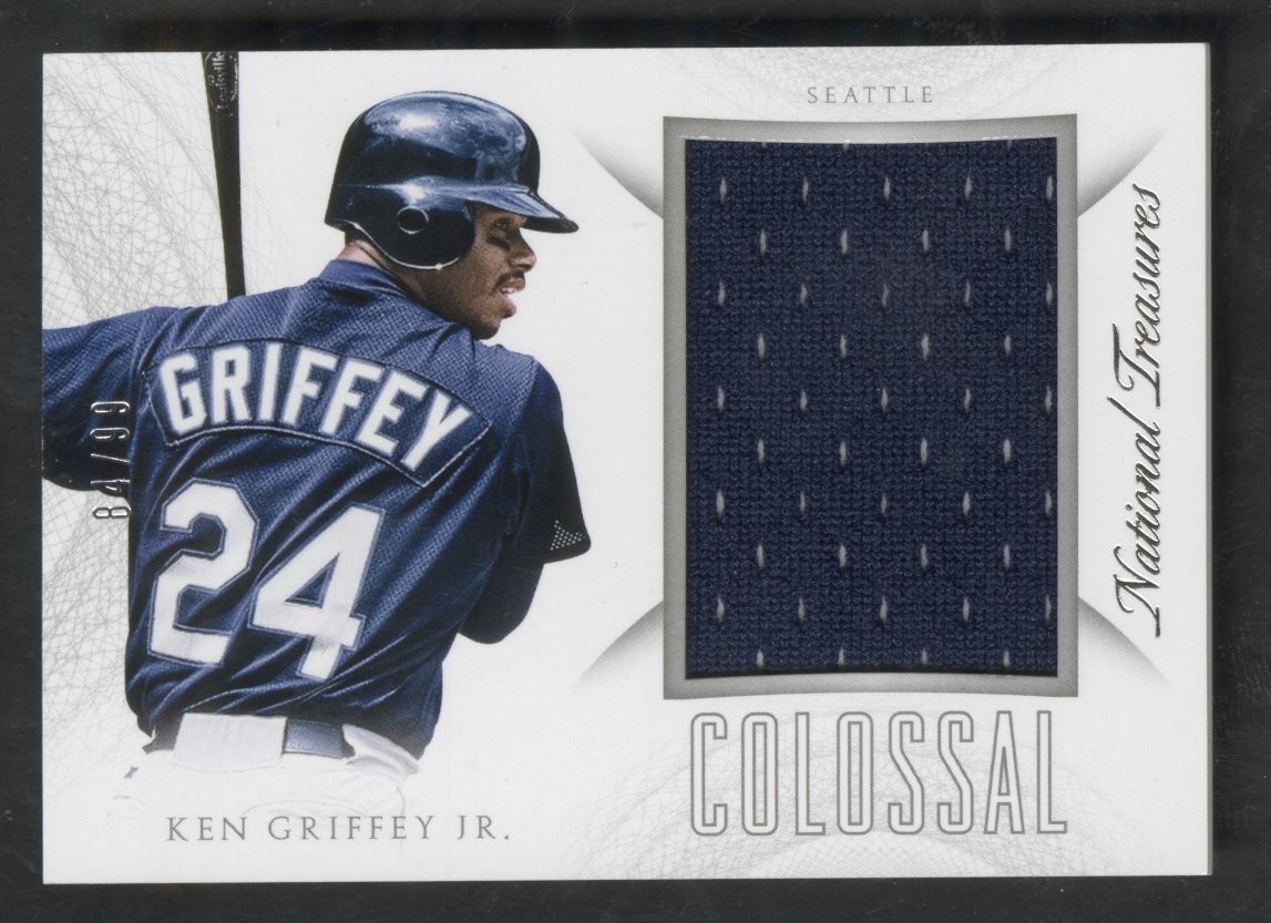 2015 Panini National Treasures Ken Griffey Jr. Colossal Patch /99 Mariners
