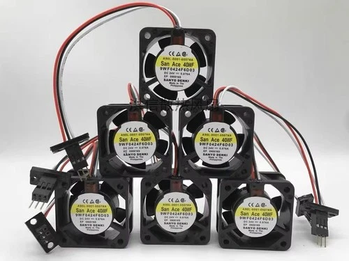 1PCS Sanyo A90L-0001-0507#A 9WF0424F6D03 DC24V 0.076A 3-Pin Inverter Cooling Fan