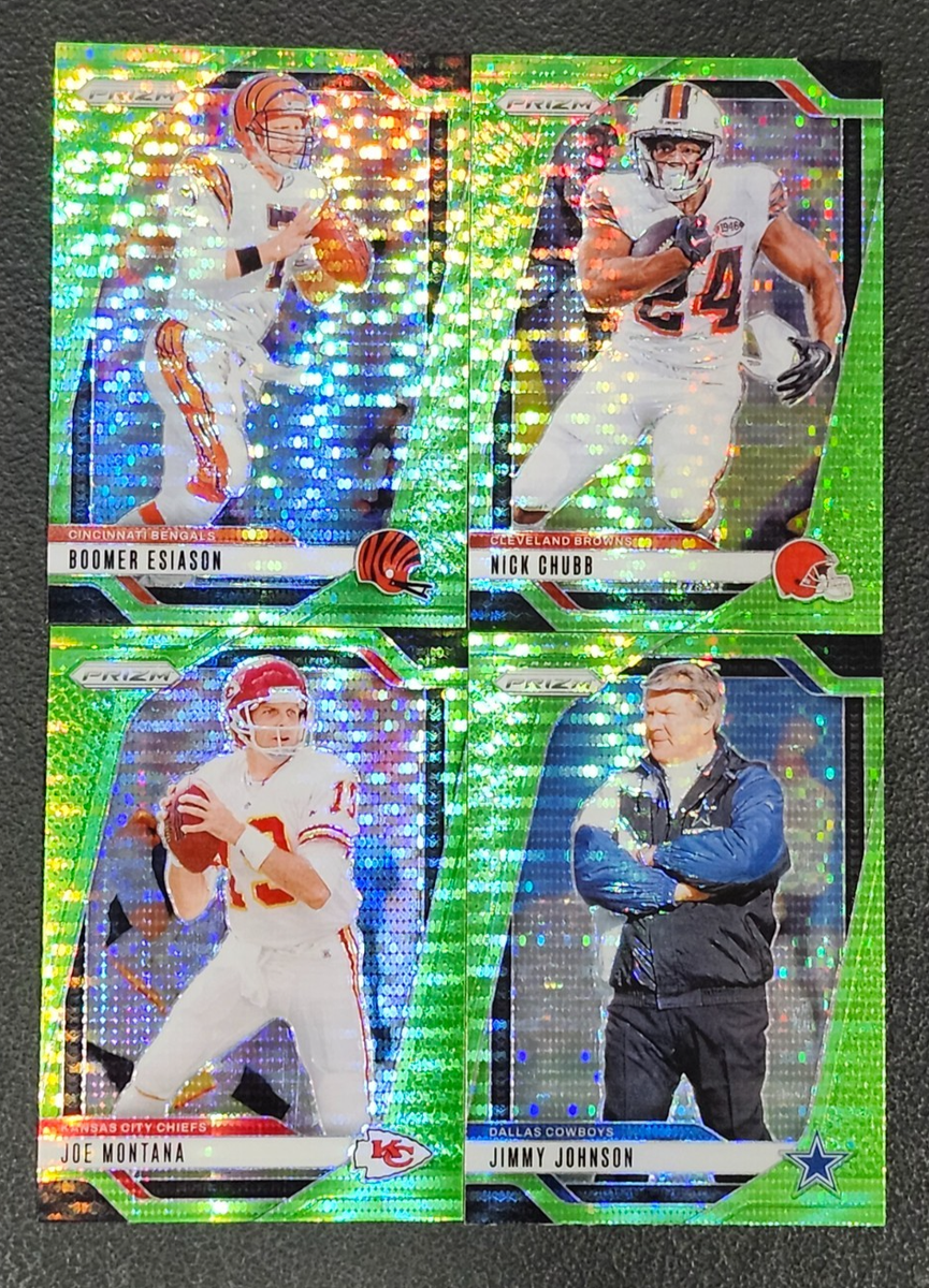 2024 Panini Prizm - John Jefferson #165 Neon Green Pulsar Prizm