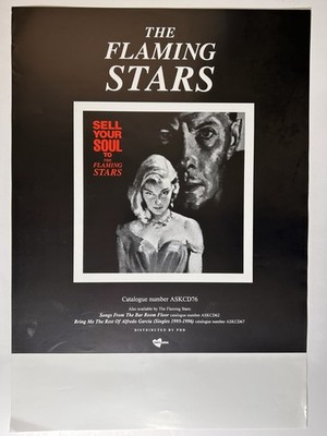 The Flaming Stars Poster 1997 Sell Your Soul Original Vinyl Japan Promotional