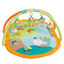Fehn 3-D-Activity-Decke Spielbogen Sleeping Forest – Baby Krabbeldecke Mit 5 Abn