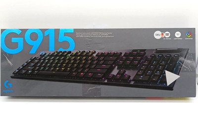 Logitech G915 LIGHTSPEED RGB Gaming Tastatur Schwarz - QWERTZ HINWEIS BEACHTEN!