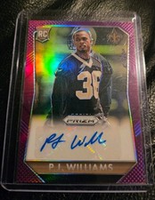 Pj Williams Rookie Auto Prizm 2015 Saints