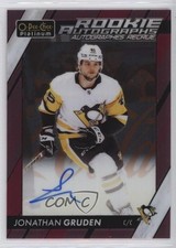 2023-24 O-Pee-Chee Platinum Rookie Matte Pink Jonathan Gruden #R-JG Auto 16fy