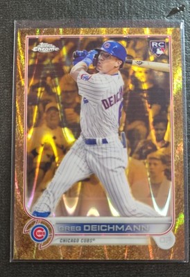 2022 Topps Gilded Collection - Greg Deichmann #32 Gold Etch Raywave Refractor...