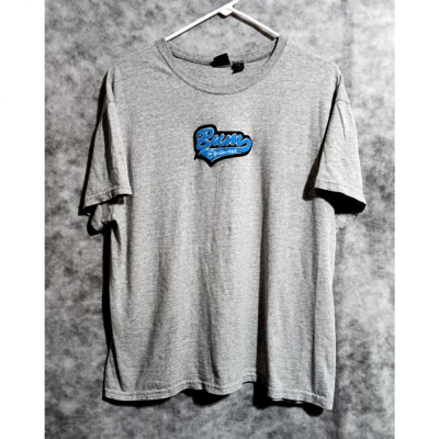 Vtg BUM Equipment T-shirt Men's Sz L - 3D punch needle patch