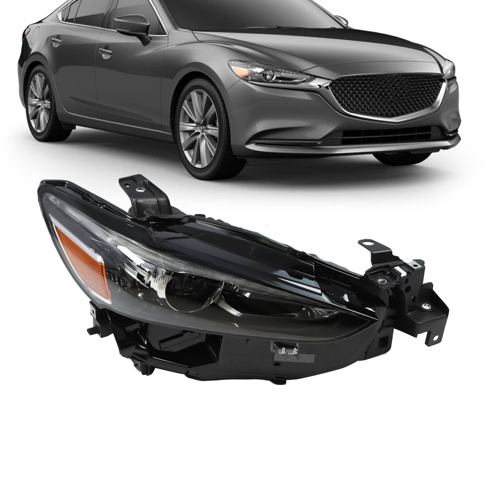 Farol de LED lateral direito do passageiro Mazda 6 2018-2021 sem farol AFS - Imagem 2 de 4