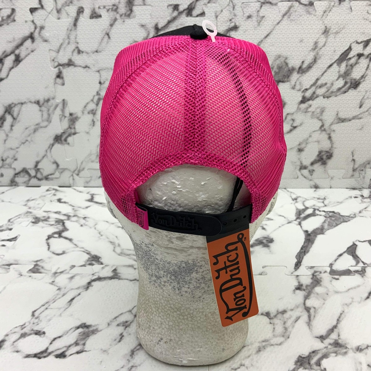 NWT Von Dutch Pink Mesh Cap Von Dutch Pink Trucker Cap Mesh Snapback Hat One Size - Etsy main image 2