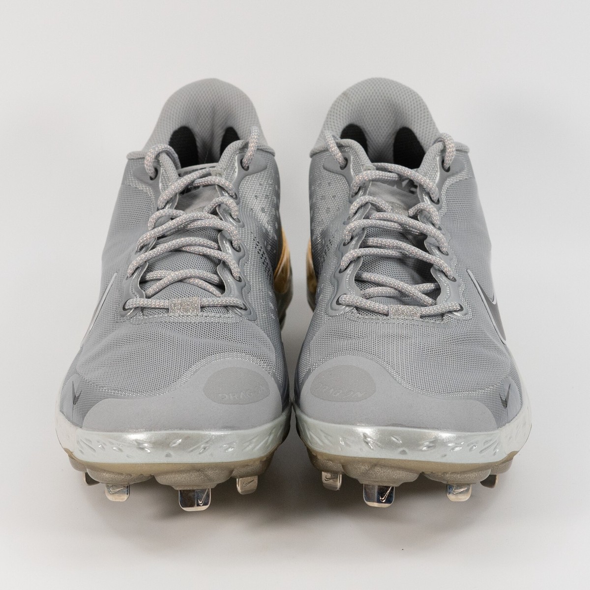 Nike Alpha Huarache Elite 3 Low \'Grey Metallic Gold\' CK0746-006 Baseball size 15 Nike Alpha Huarache Elite 3 Turf Premium Black Metallic  main image 3
