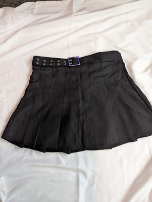 Rue 21 Pleated Mini Skirt Size Large With Belt New With Tags