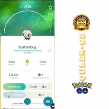 Pokémon Go - Shiny Scatterbug Form River - Trade Registered Or PtC (20k )