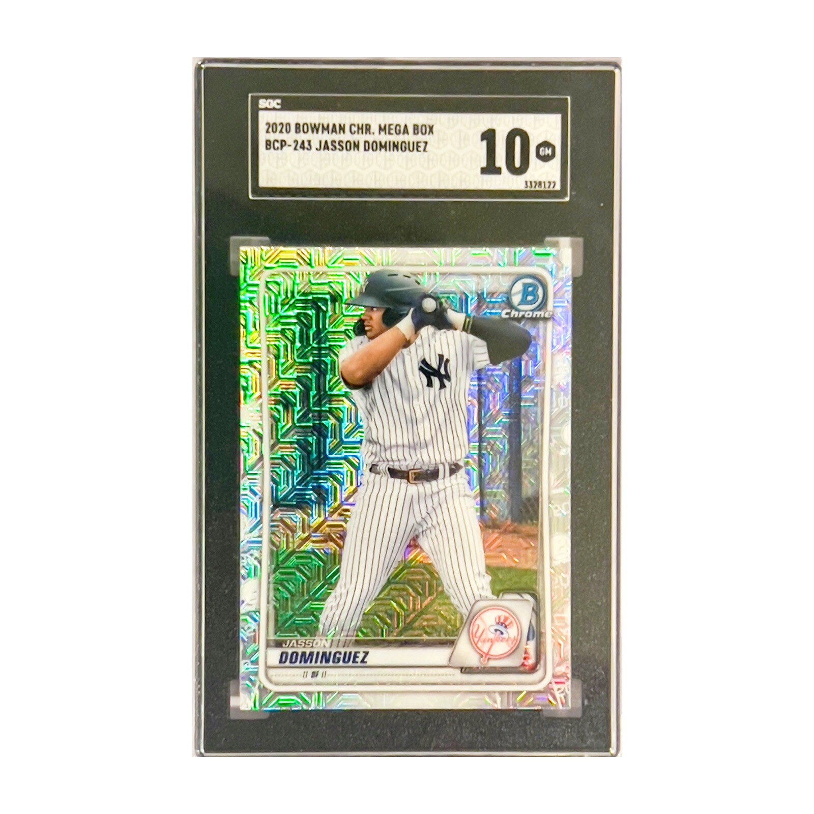 Jasson Dominguez 2020 Bowman Chrome Mega Box SGC 10 GEM-MT #BCP243 ⚾️
