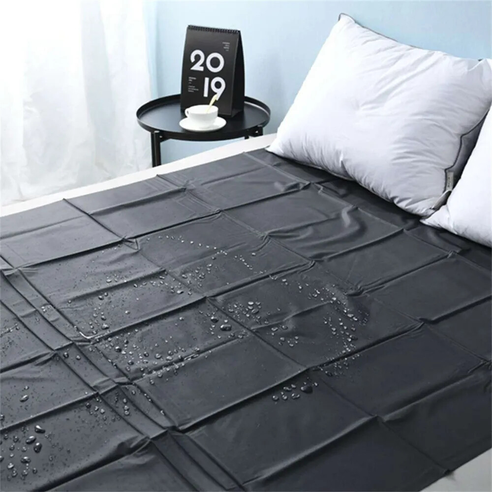 Waterproof Bed Sheets for Couples Game Night Adult Fun Wetlook Binding Sensual Lubricant Safe-image