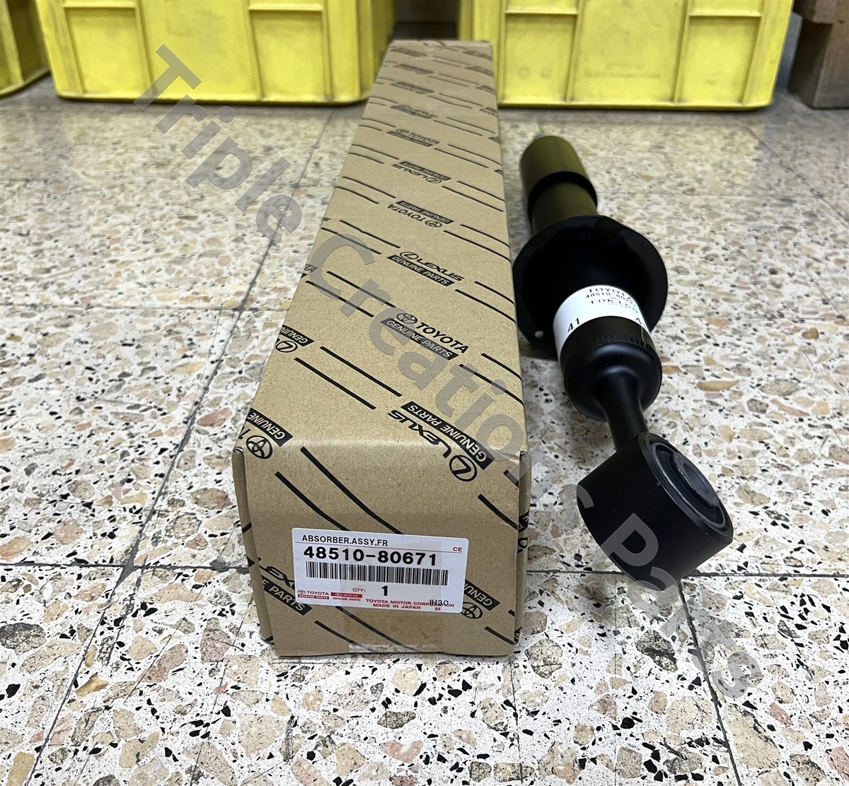 GENUINE Toyota 48510-80671 ABSORBER ASSY, SHOCK, FRONT, RH