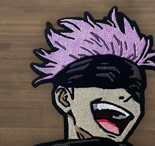 Gojo Satoru Anime Cartoon Kids Room Area Rug Living Room Wool Rug ...