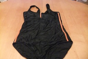 Traje de baño mujer Tankini talla 50/52 \u003d XL Ulla Popken negro/naranja  NP:59, 99 € | eBay