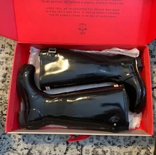 Hunter WFT1000RGL-BLK Rain Women's Boot , Size 6 - Black